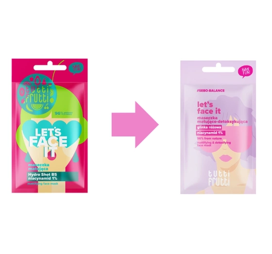 Farmona Tutti Frutti Let's Face It maseczka matująca do twarzy 7 g