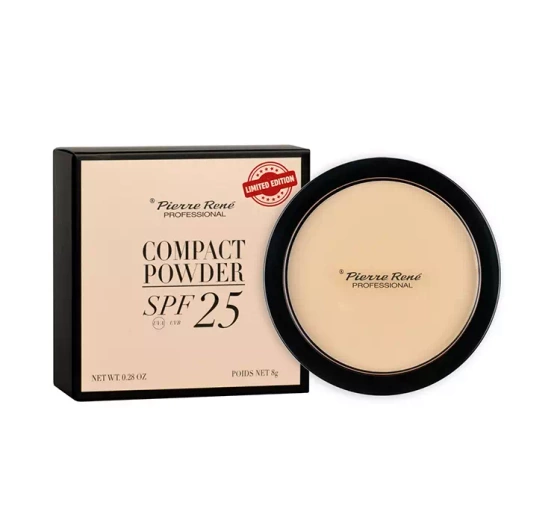 Pierre Rene Compact Powder SPF 25 prasowany puder do twarzy 103 Classic Ivory 8g