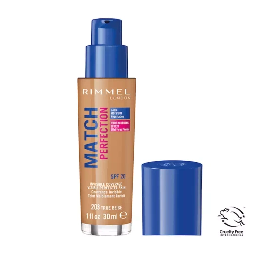 RIMMEL PODKŁAD MATCH PERFECTION NR 203 NOWA WERSJA