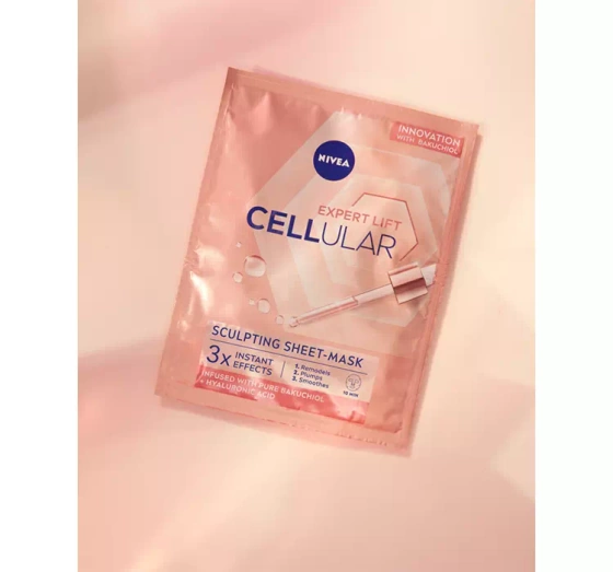 NIVEA Cellular Expert Lift chłodząco-modelująca maska w płachcie 1 sztuka