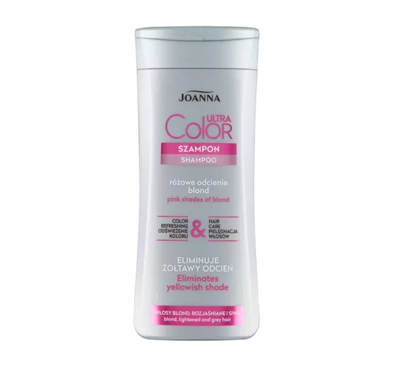 Joanna Ultra Color szampon do włosów różowe odcienie blond 200ml