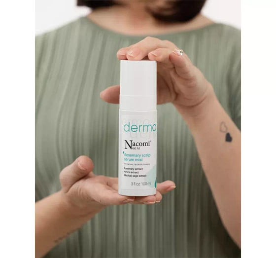Nacomi Next Level Dermo rozmarynowe serum w mgiełce zapobiegające wypadaniu włosów 100 ml