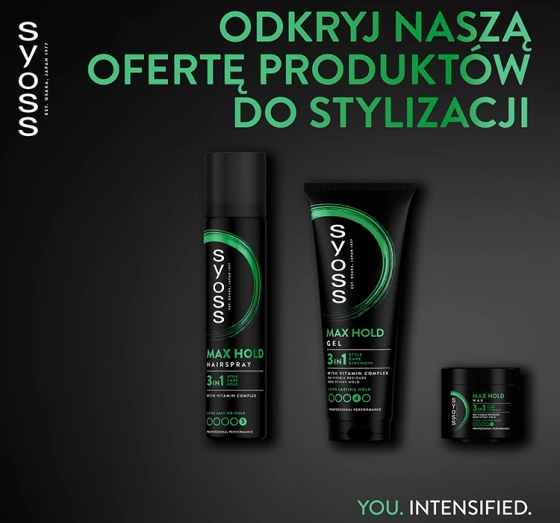 Syoss Max Hold utrwalający lakier do włosów 300ml