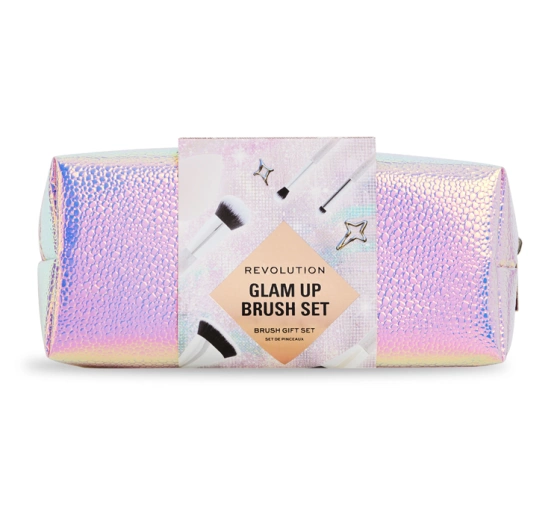 Makeup Revolution Glam Up Brush gąbeczka zestaw pędzli do makijażu