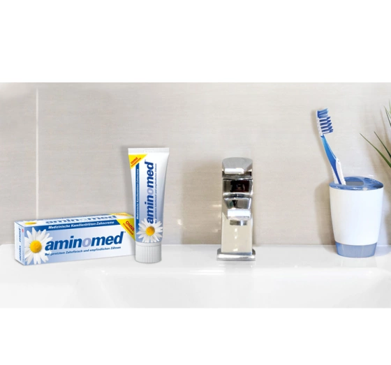Aminomed Rumiankowa pasta do wrażliwych zębów i dziąseł 75 ml