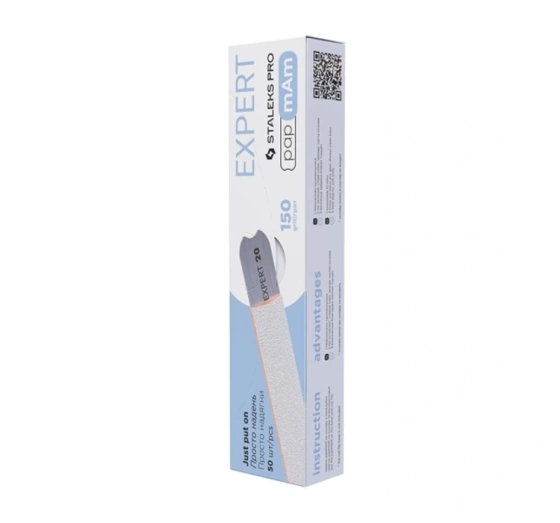 Staleks Pro wymienne pilniki białe papmAm Expert 22 150 grit 50 sztuk