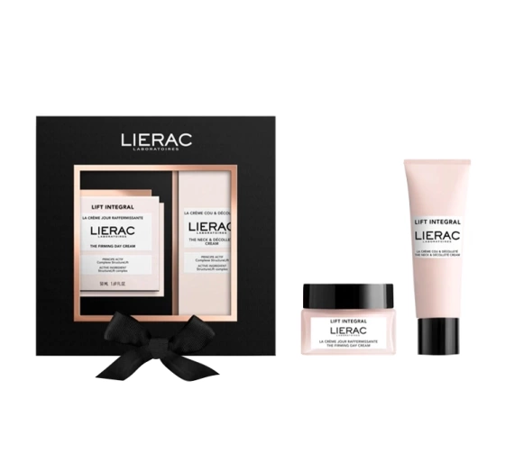 Lierac Lift Integral zestaw kosmetyków do pielęgnacji twarzy krem na dzień 50 ml krem do szyi i dekoltu 50 ml