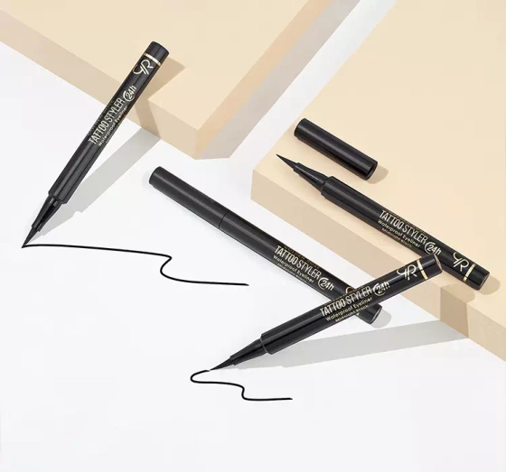 Golden Rose Tattoo Styler eyeliner w pisaku Midnight Black 1,1 ml