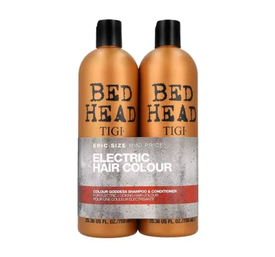 TIGI BED HEAD COLOUR GODDESS SZAMPON ODŻYWKA
