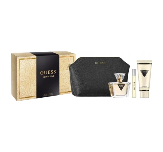 Guess Seductive woda toaletowa spray 75 ml 15 ml balsam do ciała 100 ml kosmetyczka