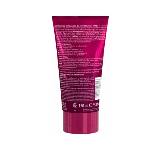 Biovax Glamour Perfect Curls Therapy kremowy żel do stylizacji fal i loków 150 ml