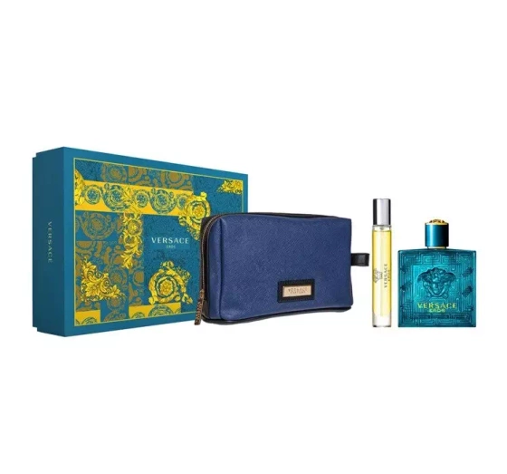 Versace Eros woda toaletowa spray 100 ml 10 ml kosmetyczka