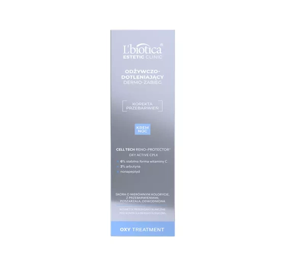 L'Biotica Estetic Clinic Oxy Treatment odżywczo-dotleniający krem na noc 35 ml