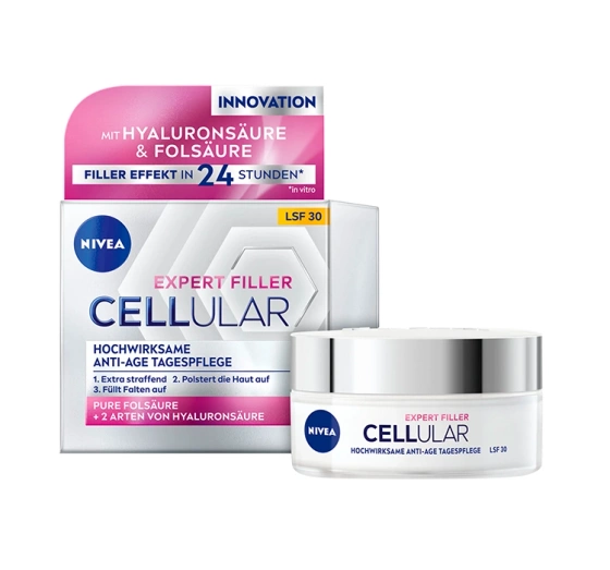 NIVEA Cellular Expert Filler krem do twarzy anti-age na dzień SPF30 50 ml