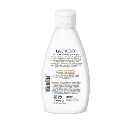 Lactacyd Femina emulsja do codziennej higieny intymnej 200ml