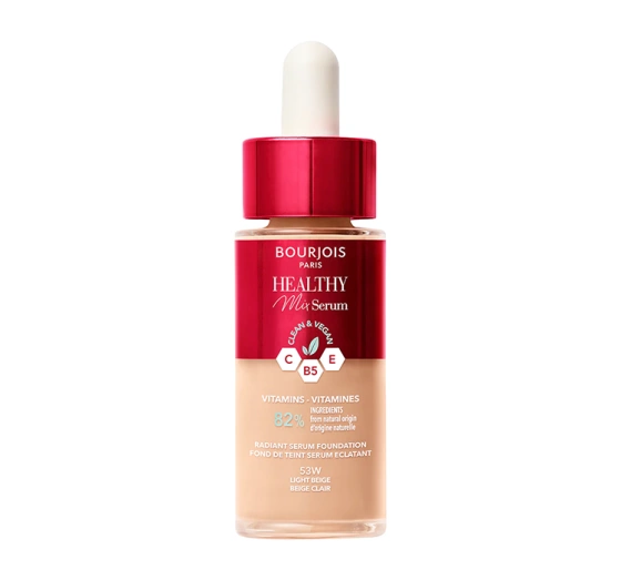 Bourjois Healthy Mix Clean podkład-serum do twarzy 53 W Light Beige 30 ml