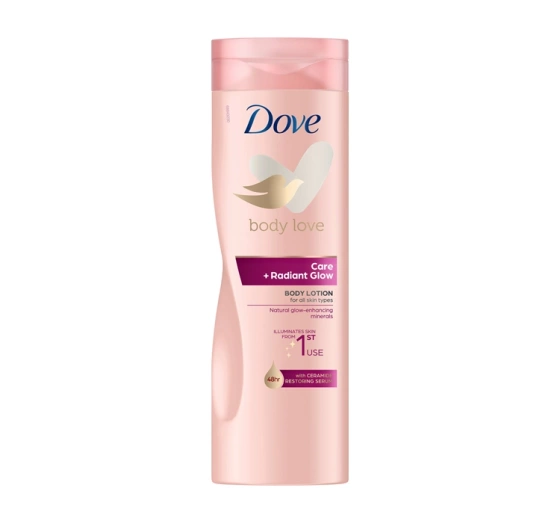 Dove Body Love Care Radiant Glow rozświetlający balsam do ciała 400 ml