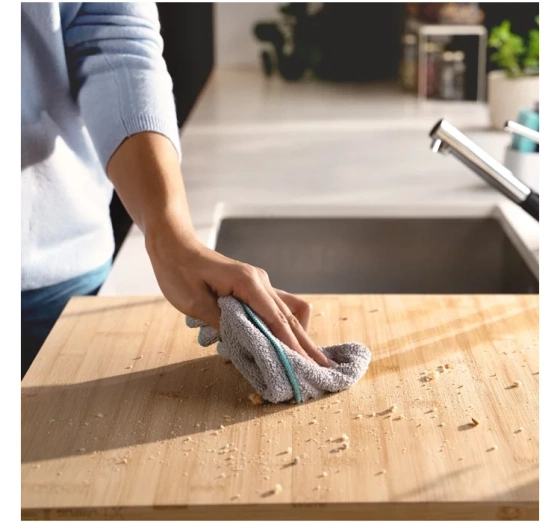 Vileda Pro Clean Microfibre L ściereczka z mikrofibry z enzymami 2 sztuki