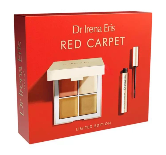 Dr Irena Eris Red Carpet zestaw do makijażu paletka Design&Define 20 g tusz do rzęs Lashes Growth 9 ml