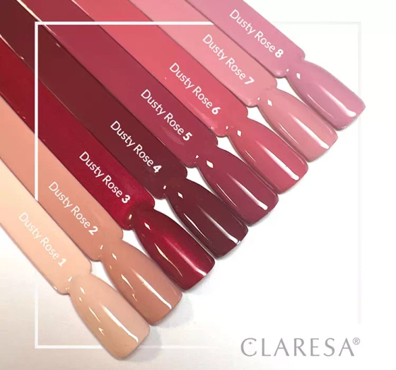 Claresa hybrydowy lakier do paznokci Dusty Rose 5 5 g