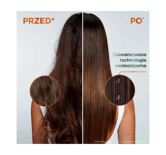 Garnier Fructis Keratin Sleek maska do włosów suchych i puszących się 370 ml
