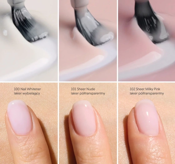 Semilac Nail Lacquer klasyczny lakier do paznokci 100 Nail Whitener 9 ml