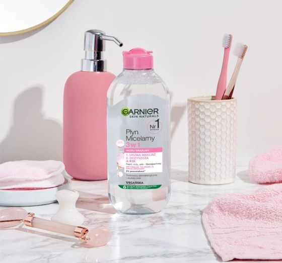 Garnier płyn micelarny 3w1 skóra wrażliwa 200 ml