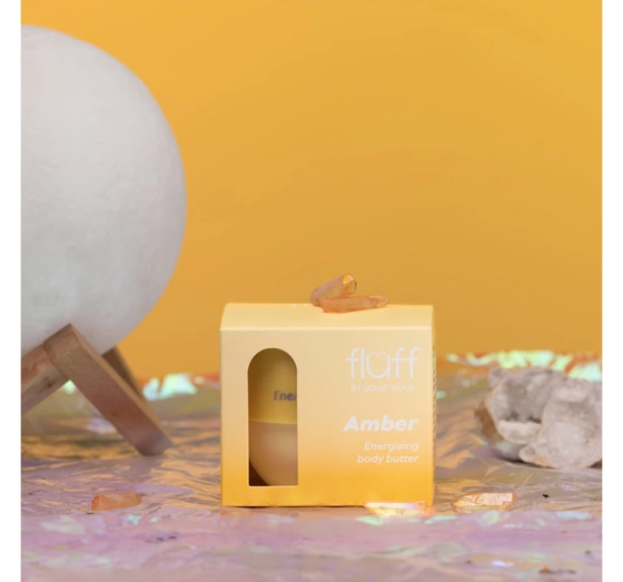 Fluff In Your Soul energetyzujące masło do ciała z bursztynem 150 ml