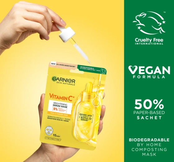 Garnier maska na tkaninie z witaminą C 1 sztuka