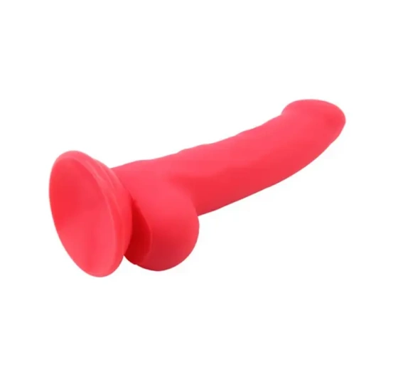 Delux Pure Nature dildo z jądrami i przyssawką