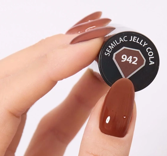 Semilac TrendyLicious lakier hybrydowy 942 Jelly Cola 7 ml