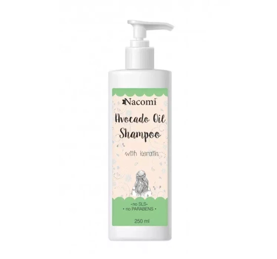 Nacomi szampon do włosów olej avocado 250 ml