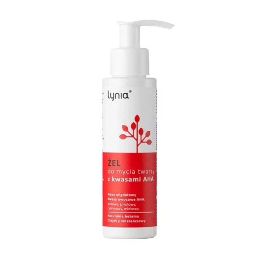 Lynia żel do mycia twarzy z kwasami AHA 100 ml