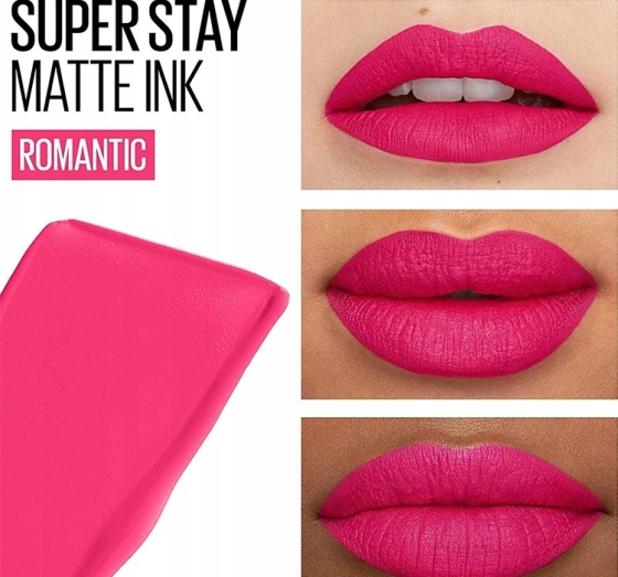 Maybelline Matte Ink matowa pomadka do ust w płynie 30 Romantic 5 ml