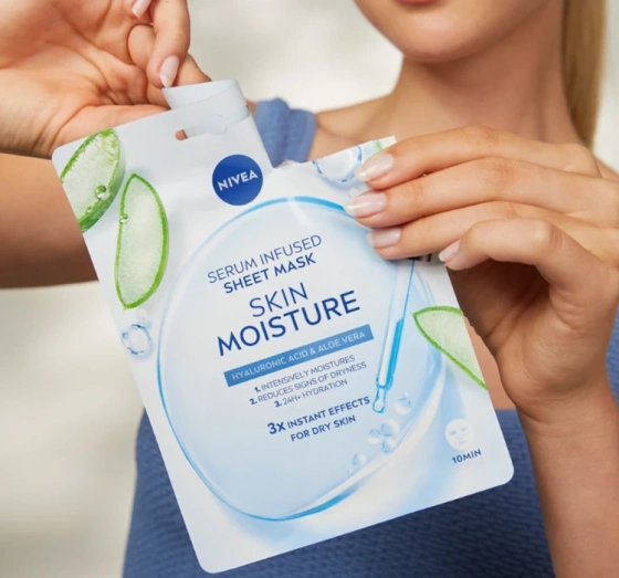 NIVEA Skin Moisture nawilżająca maska w płachcie 1 sztuka