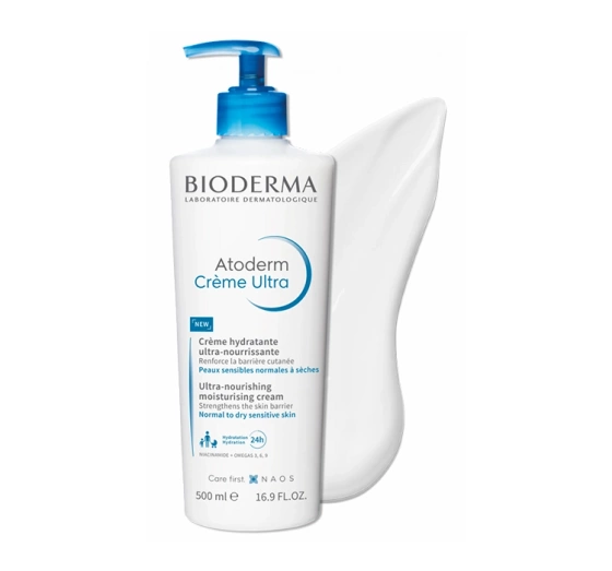 Bioderma Atoderm ultranawilżający krem do ciała i twarzy 500 ml