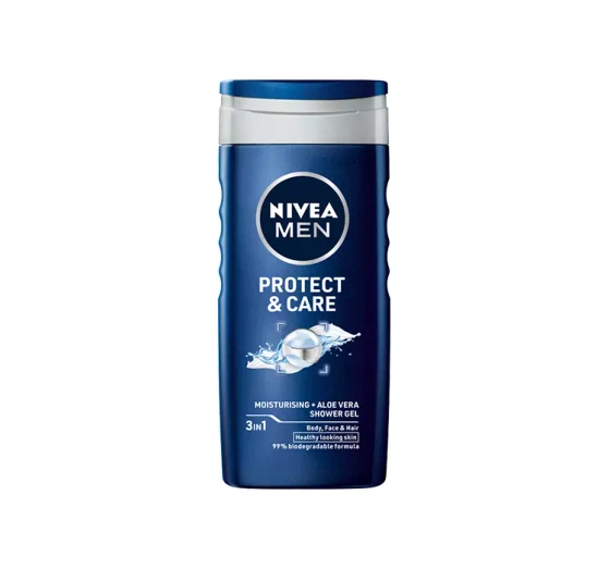 NIVEA MEN Protect&Care żel pod prysznic 3w1 dla mężczyzn 250 ml