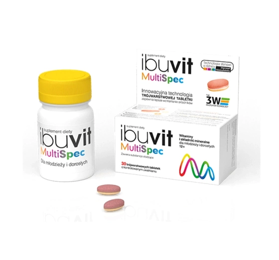Ibuvit MultiSpec suplement diety witaminy i składniki mineralne 30 tabletek