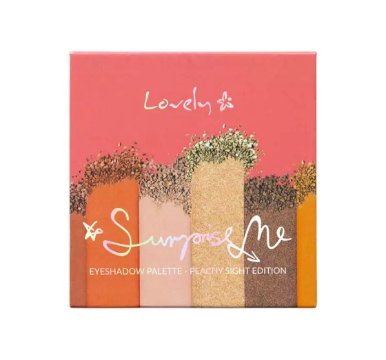 Lovely Surprise Me paleta cieni do powiek Peachy Sight 6 g