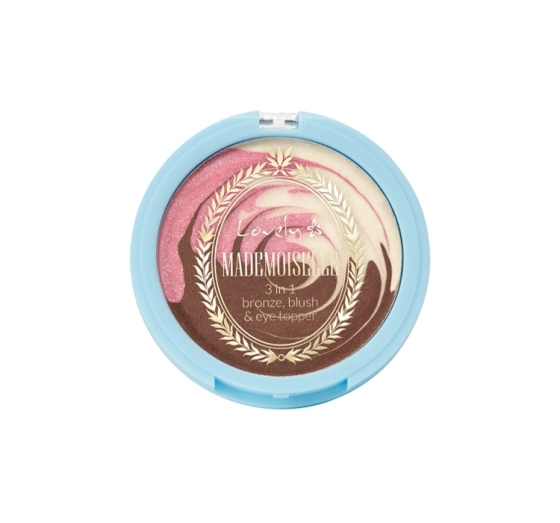 Lovely Mademoiselle kremowy bronzer, róż i topper do powiek 3w1 6 g
