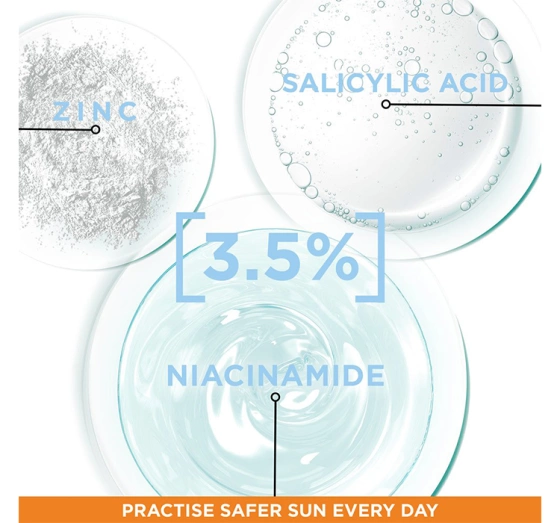 Garnier Ambre Solaire Super UV Niacinamide fluid przeciw niedoskonałościom SPF50 40 ml