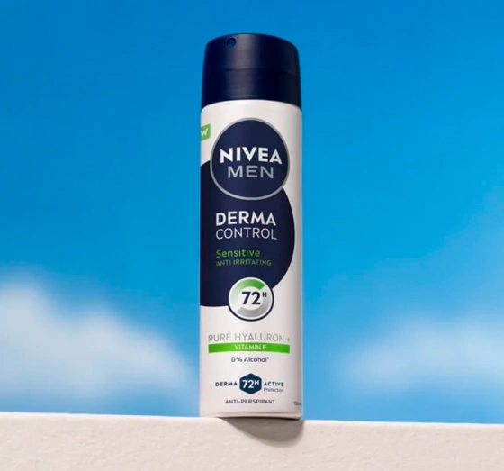 NIVEA MEN Derma Control antyperspirant w sprayu dla mężczyzn Sensitive 150 ml