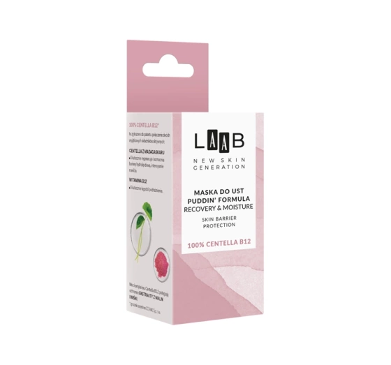 AA LAAB 100% Centella B12 Puddin' Formula Recovery&Moisture maska do ust 15 g