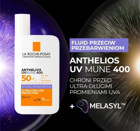 La Roche-Posay Anthelios UV Mune fluid ochronny przeciw przebarwieniom SPF50 50 ml