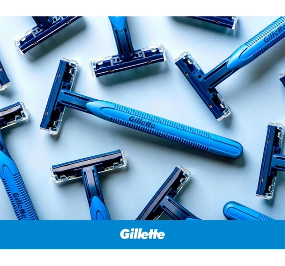 Gillette Blue II Plus jednorazowe maszynki do golenia dla mężczyzn 7 sztuk