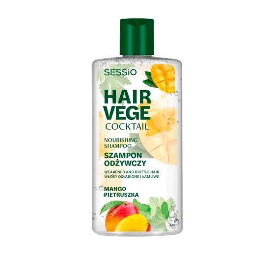 Sessio Hair Vege Cocktail odżywczy szampon do włosów Mango Pietruszka 300g