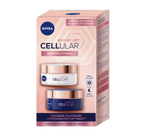 NIVEA Cellular Expert Lift 2 Pack krem na dzień 50 ml krem na noc 50 ml