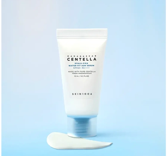 SKIN1004 Madagascar Centella Hyalu-Cica Water-Fit Sun Serum SPF50 krem ochronny do twarzy 15ml