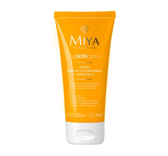 Miya Cosmetics MySkinDetox głęboko oczyszczająca pianka do twarzy z witaminą C 100ml