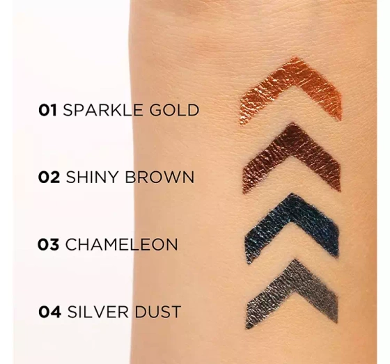 Eveline Cosmetics Variété kolorowy eyeliner w kałamarzu 04 Silver Dust 4 ml